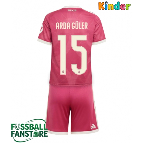 Real Madrid Arda Guler #15 Replik 3rd trikot Kinder 2026-27 Kurzarm (+ Kurze Hosen)